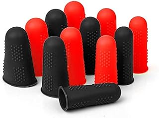 Silicone Finger Protectors Covers Caps for Hot Glue Gun Wax Rosin Resin Honey Adhesives Scrapbooking Sewing Crafts Ironing...