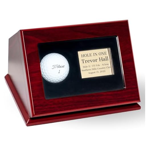 Personalized Hole-in-One Display Case