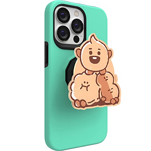 BT21Baby Sketch Acryl Tok Designed for iPhone 13 Pro Max Case [Grip Holder and Case All-in-One] (iPhone 13 Pro Max, Pose_SHOOKY)