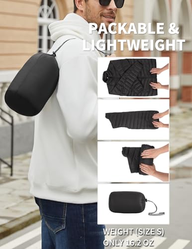 Coofandy Mens Puffer Jacket Packable Winter Jackets Lightweight Puffy Coat With Zippered Pockets thumb #2