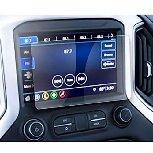 Film protecteur écran central LCD verre trempé Silverado 1500 2019-2021