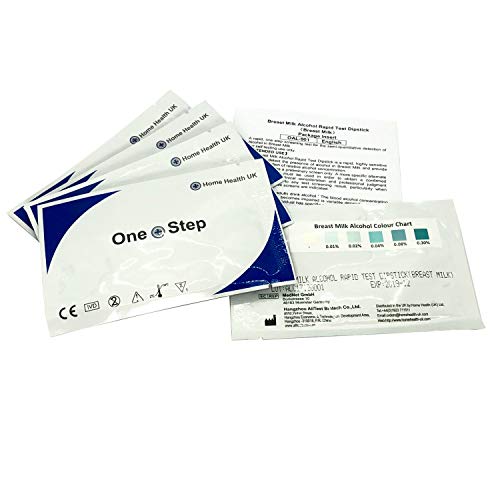 One Step: 30 x Alcohol Test Strips for Breastmilk Breast Milk Tests Breastfeeding