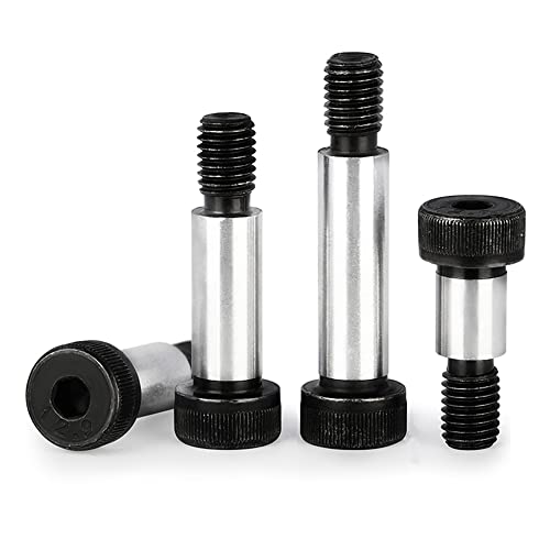 10pcs ?6.5mm×M5×20mm 12.9 Grade Alloy Steel Hexagon Socket Head High-Precision Roller Bearings Shoulder Shaft Screw