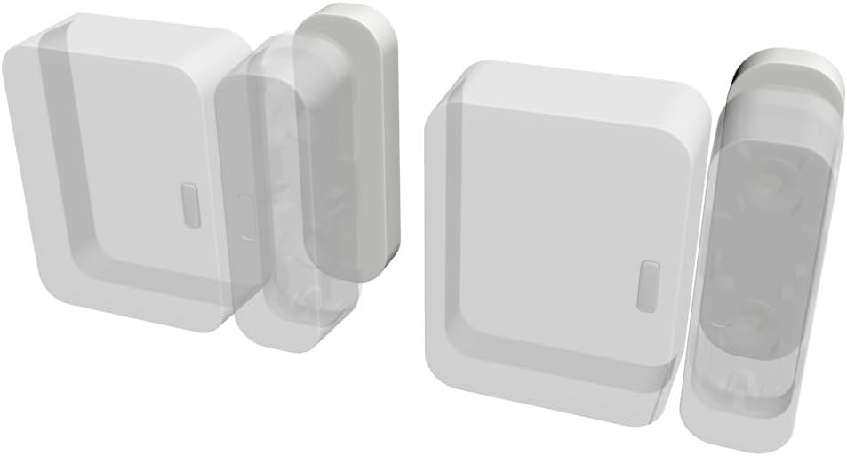 Magnet Riser Compatible with SimpliSafe | Alarm Contact Spacer with 3M Adhesive | Alarm Riser - Sensor/Magnet Not Included (2 Pack - 1/4 inch)