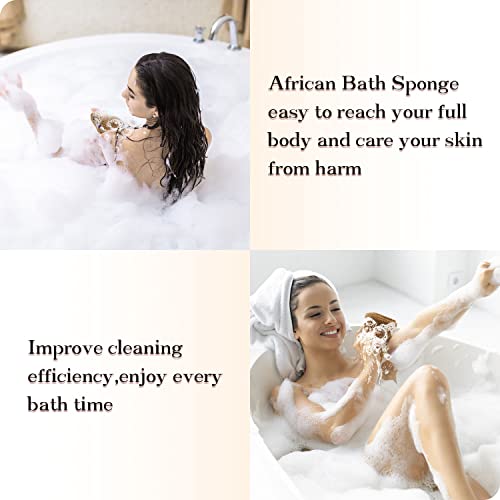 Esponja de red africana para ducha lufa exfoliante corporal para tu rutina de baño diaria 6