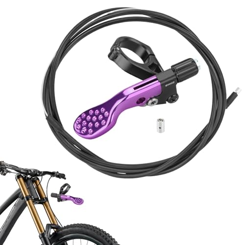 Oseczmut - Poste cuentagotas para ciclismo de montaña, cable para poste cuentagotas para ciclismo de montaña, kit de palanca remota, palanca remota, palanca de cambios remota