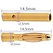 ShareGoo 20 Pairs 2.0 mm Plated Male and Female Gold Bullet 2mm Banana Connector Plugs for RC Battery ESC Motor