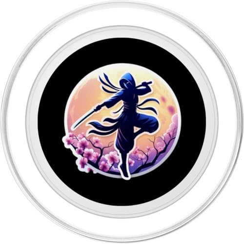 PopSockets PopGrip para MagSafe Samurai Ninja Japonés de Cerezos 2