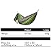 Forbidden Road Camping Hammock 400lbs Capacity Portable Hammock for Outside, Backyard, Travel, Backpacking, Beach