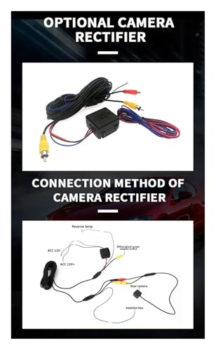 Caméra recul BMW image stable sans scintillement avec redresseur inclus pour E46 E90 - 4