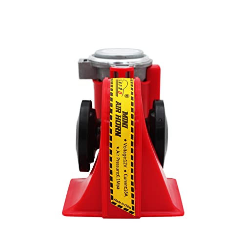 GAMPRO Compact Car Air Horn with Compressor Truck Horn for Any 12V Vehicles motorcycles