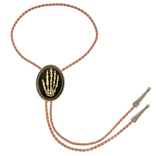 Image of Jeilwiy Bolo Tie for Men, Western Bolero Tie Cowboy Ties Native American Cowgirl Bolo Tie Accessories for Men Women