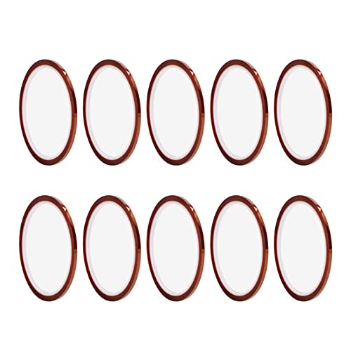 Image of Heat Resistant Tape, High Temperature Resistant Polyimide Sublimation Tape, Heat Transfer Tape for Coffee Mugs, Plates, 3mm