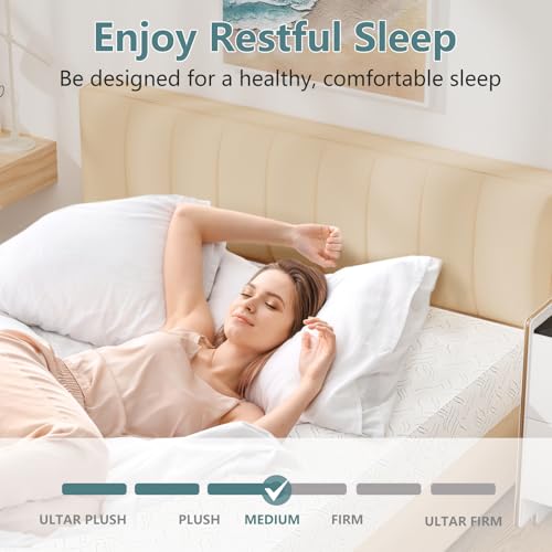 Image of 6 Inch Full Size Mattress, Medium Feel Memory Foam Full Mattress in a Box
