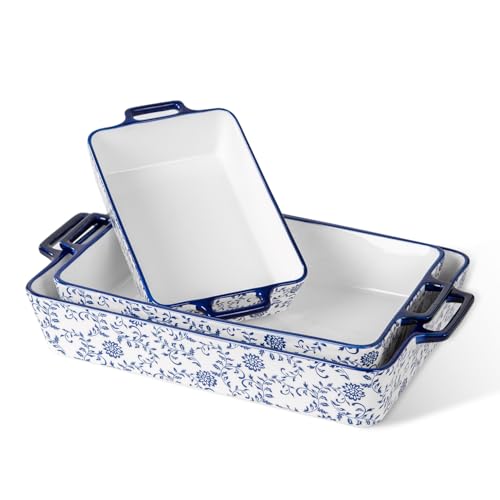 Cerkik Ceramic Bakeware Set Blue