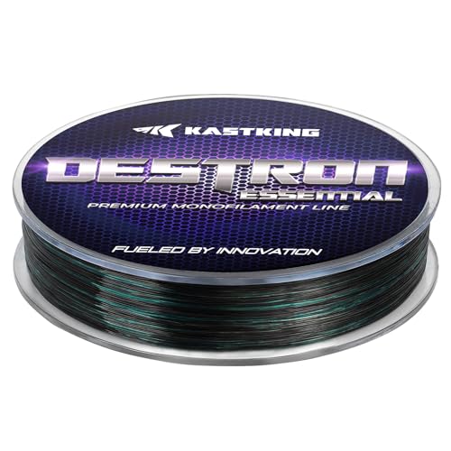KastKing Destron Essential Monofilament Fishing Line, Midnight Camo, 4LB, 300