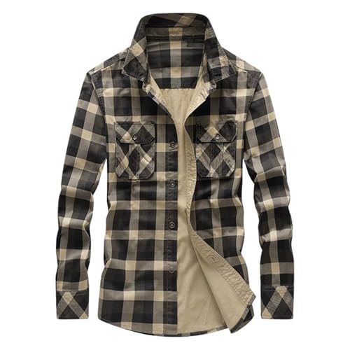 Chemise homme vichy grande taille veste de travail légère casual