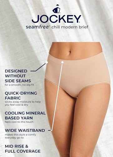 Jockey Women's Underwear Seamfree Chill Modern Brief4