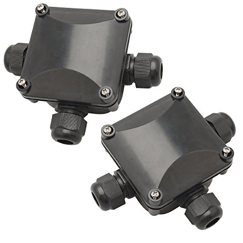 Baytter Abzweigdose Kabelverbinder Klemmdose Kabelmuffle wasserdicht Verbindungsdose Verteilerdose Dosenmuffle Erdkabel IP68 IP66(wählbar) (2x A)