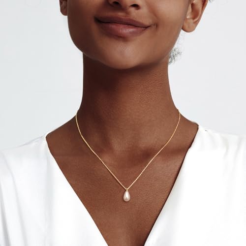 Image of Zeffy Gold Pearl Necklace for Women, Dainty 14K Gold /Silve Plated Layered Pearl Choker Pearl Earrings Pearl Bracelets Wedding Trendy Gold Jewelry Set for Women Gifts