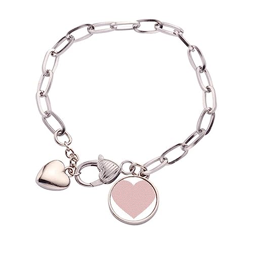 Bracelet chaîne cœur rouge Saint-Valentin pour sublimer vos tenues quotidiennes et soirées