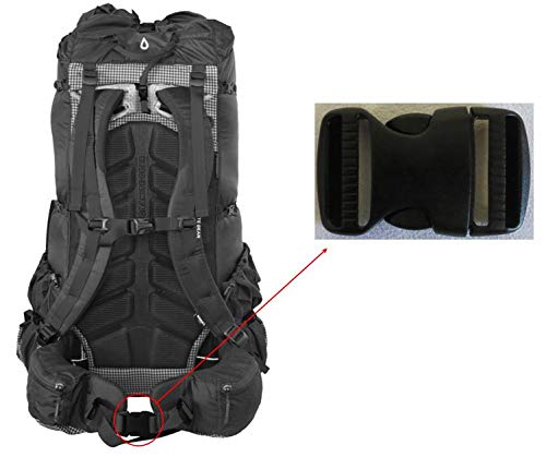 1x 1 Black Replacement Chest, Waist, Side Clip Buckle Compatible with Granite Gear Outdoor Backpacks