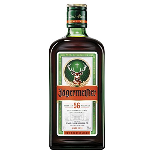 Jägermeister Herbal Liqueur | 50cl | 35% ABV | German Liqueur | Spirits | 56 Herbs & Botanicals | Best Served as an Ice Cold Shot