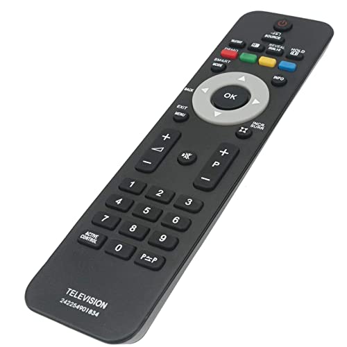 VINABTY 242254901834 Replacement Remote Control Compatible with Philips TV 19PFL3403 19PFL3403/10 22PFL3403 22PFL3403/10 19PFL3403/78 19PFL3403D/27 20PFL3403 22PFL3403/60 22PFL3403S/10 22PFL3403S/60 - Image 2