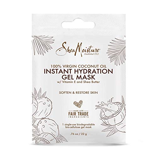 SheaMoisture Instant Hydration Gel Mask - .76oz Pack of 3 (Packaging may vary)