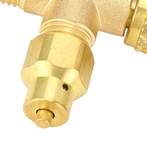 Válvula de carga de refrigerante de latón para manómetros R22 y R12 miniatura 7