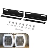 MOTOQUEEN for Ruffland Kennel Coupler Kit for Medium, Intermediate, Large, and X-Large Kennels for Ruffland Kennel (for Gen 2 Only) - with Bolts and Washers 4 Pack