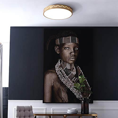 Plafonnier LED en cuivre véritable style nordique Shamby de 30CM - 8