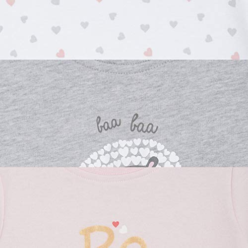 Image of miniklub Baby Round Neck Short Sleeve Knitted Cotton Top, Pack of 2 (Multi Color)