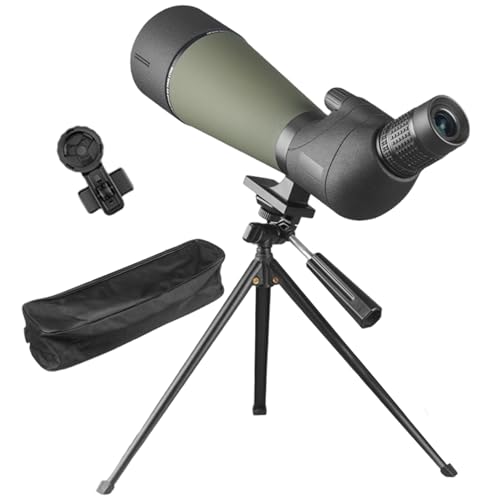 Lunette d'observation 25-75x80 Jorzer claire avec trepied et support de telephone