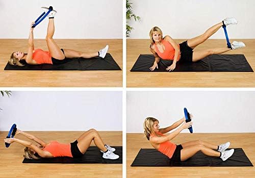 Delta Unisex Pilates Egzersiz Çemberi/ Halkası Ds 9992, Mavi, Tek Beden - Görsel 4