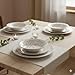 Juego de Vajilla de Cocina 18 Piezas Flor Beige Imagen de Juego de Vajilla de Cocina 18 Piezas Flor Beige