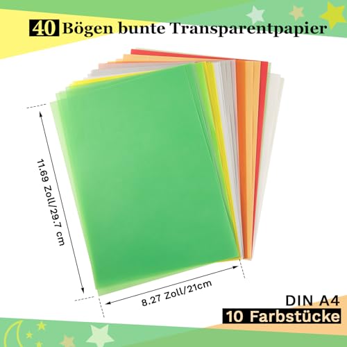 Faccito Carta da Lucido Stampabile DIN A4 in 10