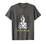 Photo Gallery lascialo andare zen buddha mandala yoga maglietta Photo Gallery lascialo andare zen buddha mandala yoga maglietta