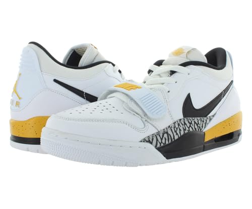 Jordan Legacy 312 Low - Men's (CD7069-107, Black/Yelow Ochre/White) Size 133
