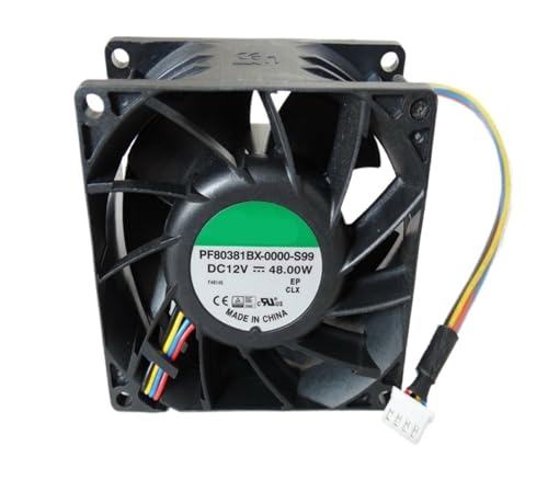 Ventilateur de refroidissement 80mm puissant 48W à 4 lignes pour évacuation thermique