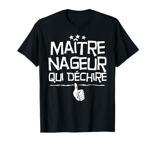 Humour Métier Cadeau Citations pour Maître-Nageur T-Shirt