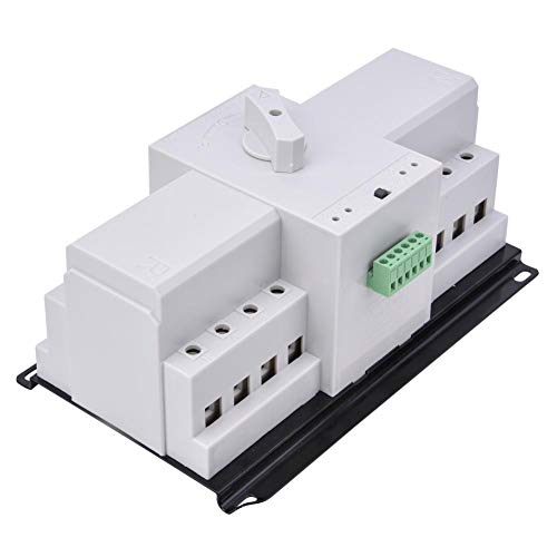 Mootea Transfer Switch Dual 400V 4P 32A Dual Power Supply Automatic Transfer Switch Toggle Switch for Banks Building
