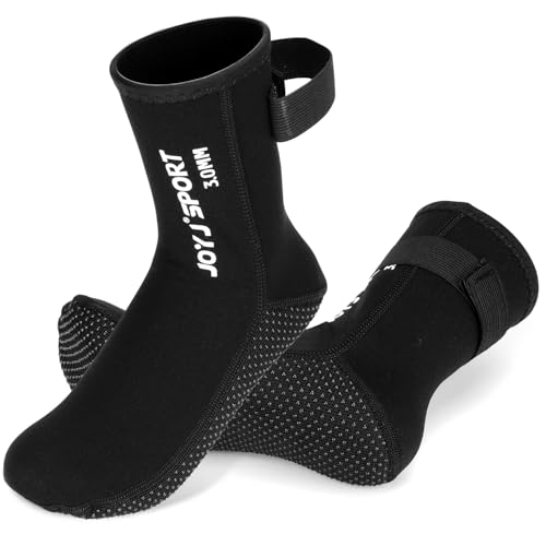 JOYJ 3MM Neoprensocken Herren Damen Thermal Anti-Rutsch Tauchen Socken Stiefel für Männer Frauen Zum Tauchen Schnorcheln Schwimmen Surfen Segeln Kajakfahren