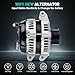 Farrme 13980 Car Alternators Fit for Honda Accord 03-07, for CR-V 07-11, for Element 03-11, for Civic 06-11, for Acura CSX/TSX 2.0L 2.4L Automotive Replacement Alternators 104210-3290, 31100-RAA-A01