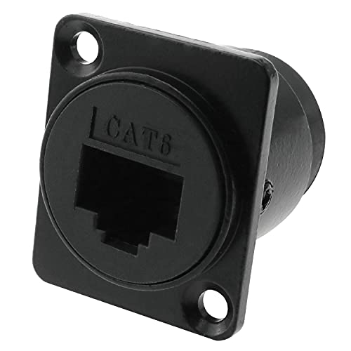 Conector industrial RJ45 Cat6 para panel impermeable miniatura 4