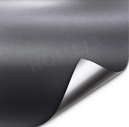 Image of HOME13 Self Adhesive Vinyl Wrap Charcoal Black Metallic Wrap for Car Sticker & Bike Wrap Sheet Automotive DIY Sticker & Decal Roll Film(Charoal Black, 20 Inch x 200 Inch)