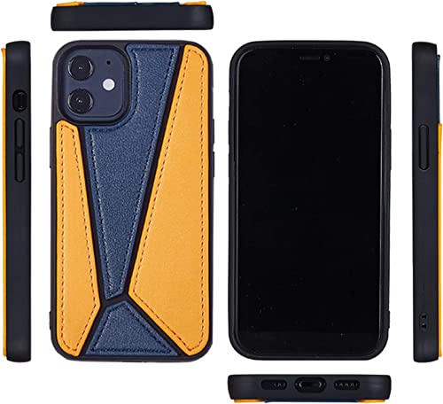 Étui de téléphone iPhone 12 cuir véritable coque antichoc