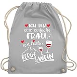 Tolles Motiv für Wanderer und Frauen, die am Skiurlaub mit dem Spruch 