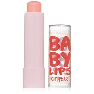 Maybelline New York Baby Lips Crystal Lip Balm, Crystal Kiss, 0.15 Ounce