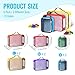 6 Pack Toy Storage Bags, Reusable Board Game Storage Bag with Visible Top, Label Slot, Manual Pocket&Handle, Travel Organizer Case for Bricks, Building Blocks, Puzzle, Car Toys, 3 Different Size